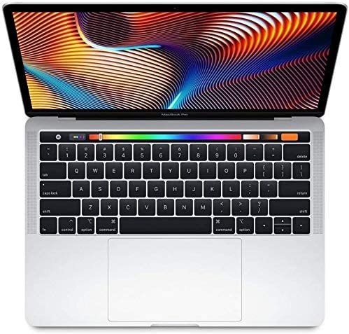 Apple MacBook Pro 13.3" MPXV2LL/A Mid 2017 with Touch Bar - Intel Core i7 3.5GHz, 16GB RAM, 256GB SSD - Silver (Renewed)