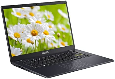 ASUS 14” HD Thin Light Student Laptop 2022 Newest , Intel Celeron N4020 up to 2.8 GHz (4GB RAM | 64GB eMMC + 64GB MSD Card, Blue)
