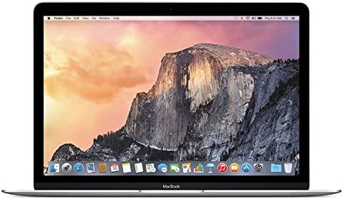 Apple Macbook Retina Display 12in Laptop (2015) - 256GB SSD, 8 GB Memory, Silver (Renewed)