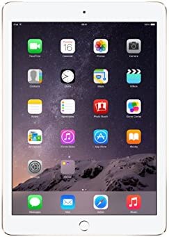 Apple iPad Air 2, 64GB, 4G + Wi-Fi - Gold (Renewed)