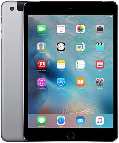 Apple iPad Mini 4, 16GB, Space Gray - WiFi (Renewed)