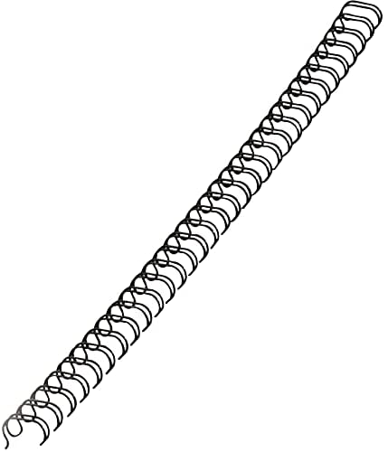 Fellowes 1/2-Inch Binding Spines Wire, 25-Pack, Black (5255401)