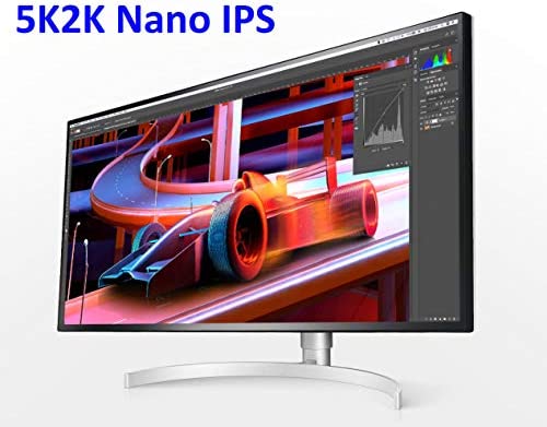 LG 34WK95U-W 34"UltraWide 5K Nano IPS LED Monitor with Built-In Speakers, 5120x2160