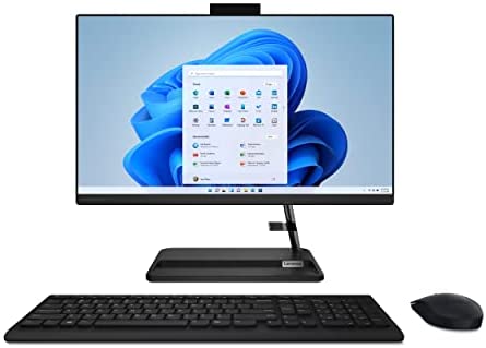 Lenovo IdeaCentre AIO 3i 22" All-in-One Computer, Intel Core i3-1115G4, FHD Touch Display, 8GB RAM, 256GB SSD, DVD RW Drive, Windows 11
