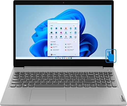 Lenovo - IdeaPad 3 15" HD Touch Screen Laptop - Intel Core i3-1115G4 - Intel UHD Graphics - 8GB Memory - 256GB SSD - Platinum Grey (Renewed)