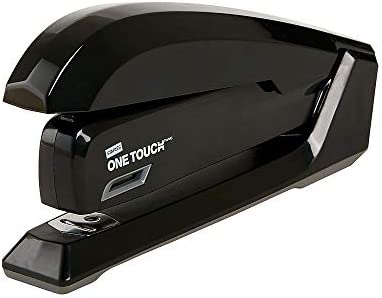 Staples 1798848 One-Touch Desktop Stapler Full-Strip Capacity Black (44436)