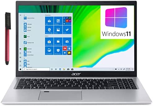 [Windows 11] Acer Aspire 5 15.6" FHD Laptop, Intel Quad-Core i5-1135G7 (Beat i7-1065G7), 8GB DDR4 RAM, 256GB PCIe SSD, WiFi 6, Bluetooth 5.0, Backlit Keyboard, Fingerprint Reader, 64GB Flash Drive