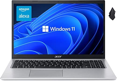 2022 Acer Aspire 5 Slim Laptop, 15.6" FHD Display, 11th Gen Intel Core i3-1115G4 Processor (Beats Ryzen 3 3250U), 20GB DDR4 RAM, 256GB SSD, WiFi 6, Amazon Alexa, Windows 11 S Mode