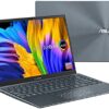 ASUS ZenBook 13 Ultra-Slim Laptop, 13.3” OLED FHD NanoEdge Bezel Display, Intel Core i7-1165G7, 8GB LPDDR4X RAM, 512GB SSD, NumberPad, Thunderbolt 4, Wi-Fi 6, Windows 10 Home, Pine Grey, UX325EA-ES71
