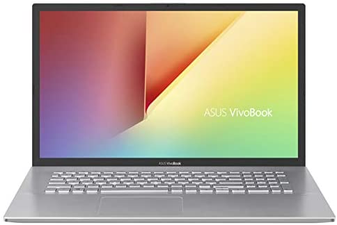 Asus Vivobook S712JA 17.3-inch FHD Premium Laptop PC, Intel Quad-Core i5-1035G1, Intel UHD Graphics, 8GB DDR4 RAM, 128GB SSD, 1TB HDD, Backlit Keyboard, Windows 10 Home 64 bit, Silver