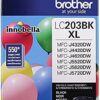 Brother Genuine High Yield Black Ink Cartridge, LC203BK, Replacement Black Ink, Page Yield Up To 550 Pages, Amazon Dash Replenishment Cartridge, LC203