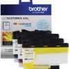 Brother Genuine LC30373PKS, 3-Pack Super High-Yield Color INKvestment Tank Ink Cartridges, Includes 1 Cartridge Each of Cyan, Magenta and Yellow Ink, Page Yield Up to 1,500 Pages/Cartridge, LC3037
