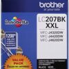 Brother Printer LC2072PKS Multi Pack Ink Cartridge, Black - Pack of 2
