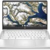 HP Chromebook 14-Inch HD Laptop, Intel Celeron N4000, 4 GB RAM, 32 GB eMMC, Chrome (14a-na0020nr, Ceramic White) (Renewed)