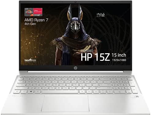 HP Pavilion 15 Laptop: AMD Ryzen 7 4700U, 512GB SSD, 16GB DDR4 RAM, 15.6" Full HD IPS Display, Windows 10