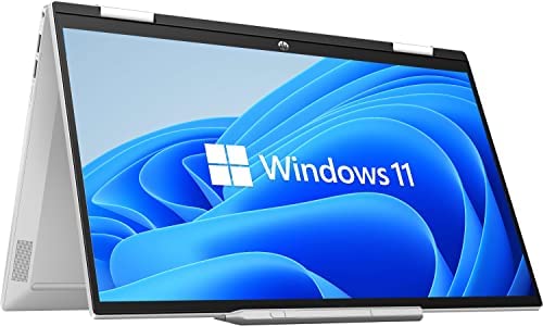 HP Pavilion x360 2-in-1 Laptop, 15.6" Full HD Touchscreen, 11th Gen Intel Core i5-1135G7 Processor, 12GB RAM, 512GB SSD, Backlit Keyboard, Webcam, Wi-Fi, HDMI, Windows 11 Home, HP Stylus Pen Included
